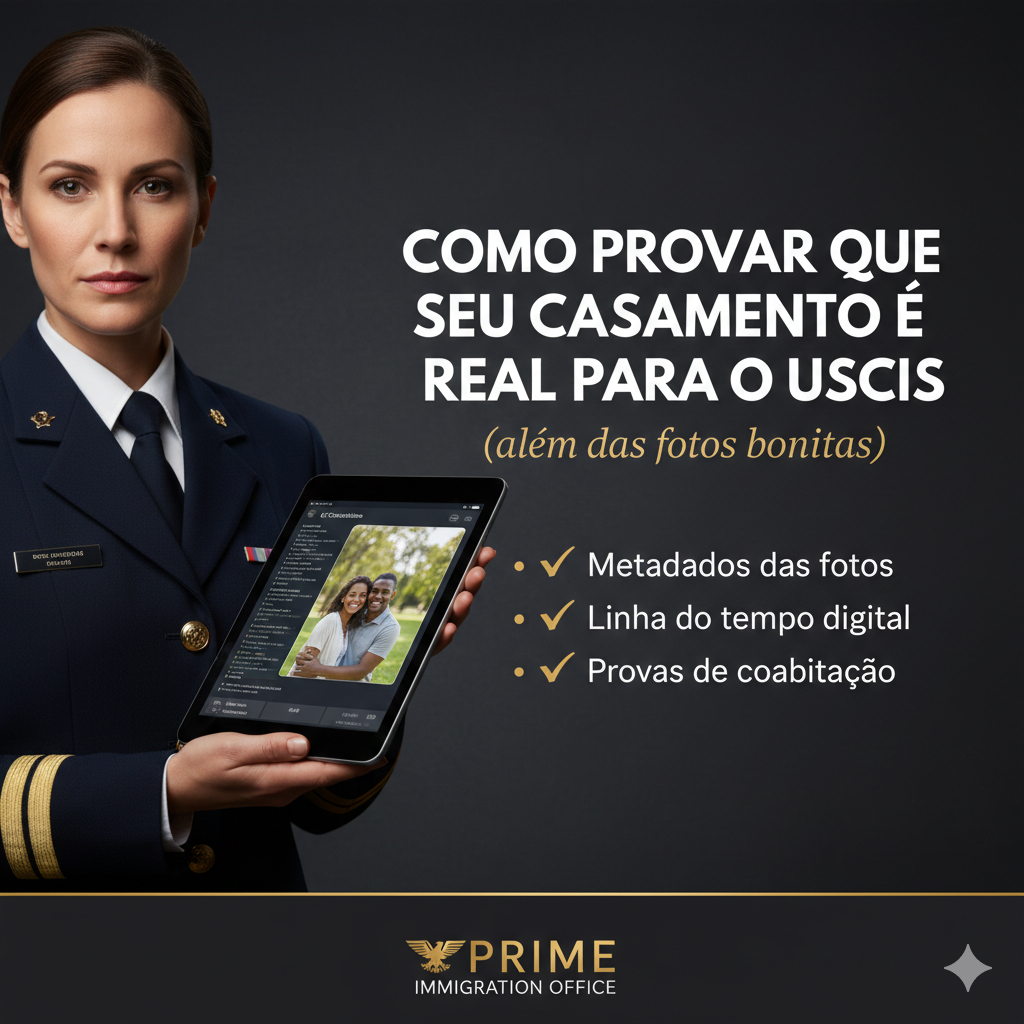 Além das Fotos Bonitas: Como Provar que Seu Casamento é Real para o USCIS